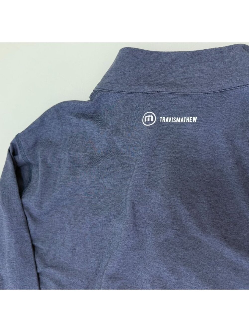 Travis Mathew Golf Sweatshirt Pullover Men L Quarter 1/4 Zip Performance Stretch - Picture 4 of 6